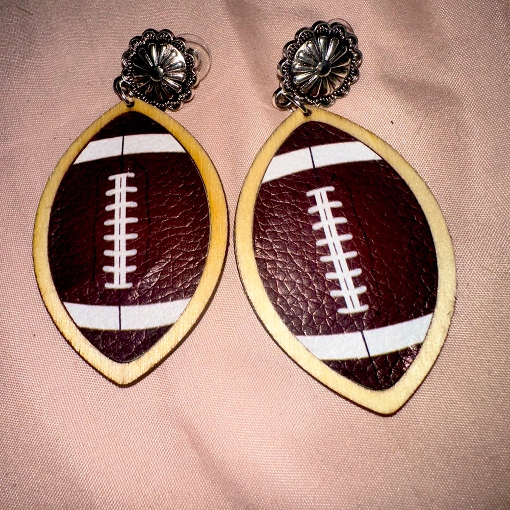 Football earrings
